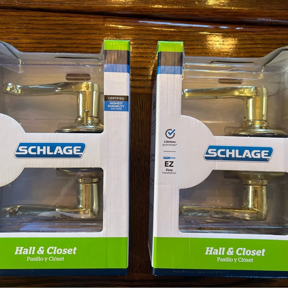 Schlage Hall & Closet doorknobs